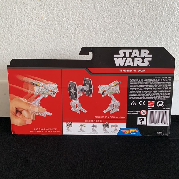 2014 Mattel Hot Wheels Disney Star Wars Tie Fighter vs. Ghost - Picture 7 of 10